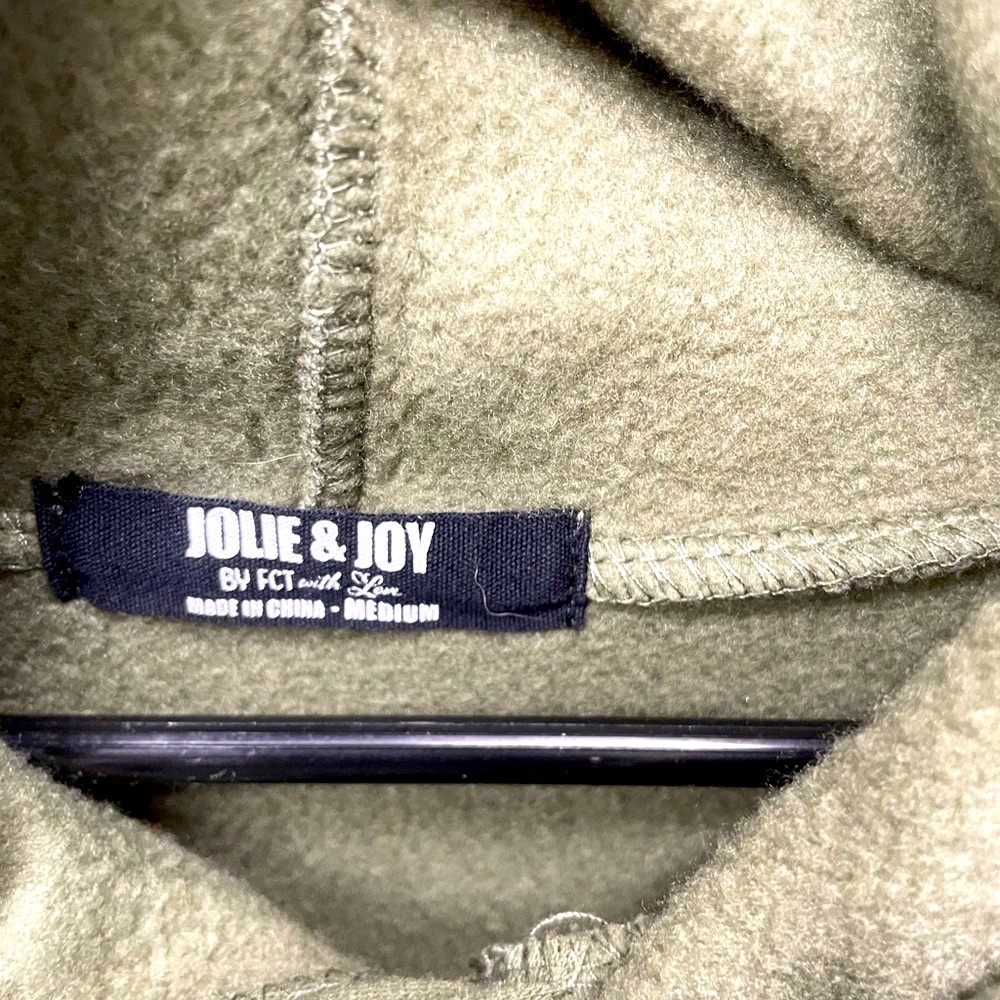Jollie &. Joy hooded sweatshirt long sleeve top ladies sz M - Picture 6 of 6